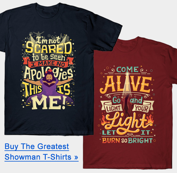 The Greatest Showman T-paidat