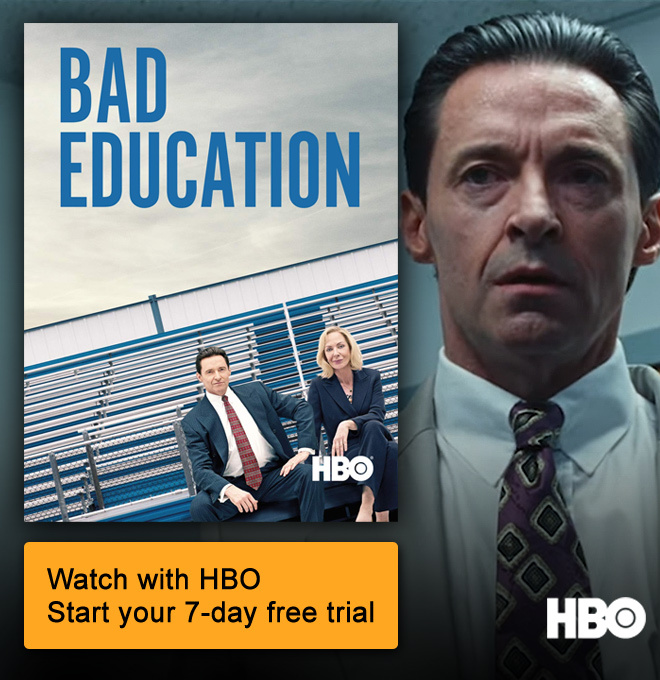 Hugh Jackman compartilha pôster de ''Bad Education'' da HBO