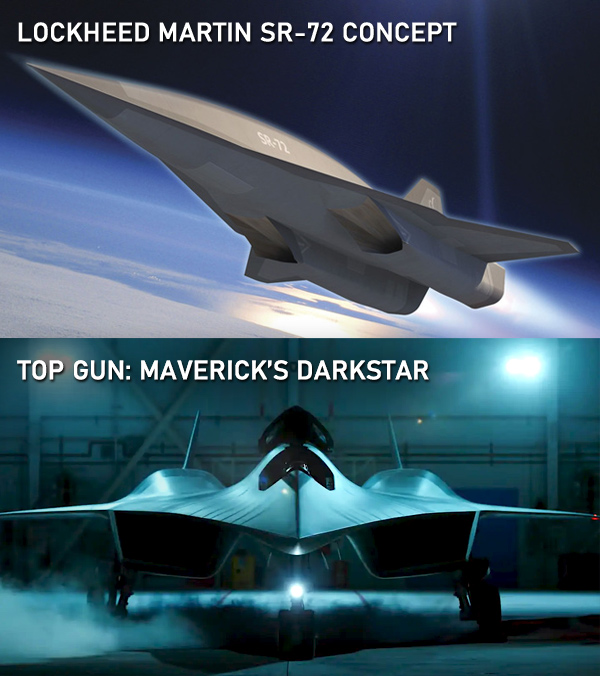 You can fly the Darkstar and other planes from Top Gun: Maverick